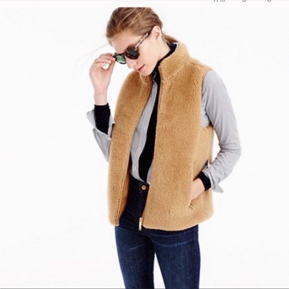 J.Crew Excursion plush teddy vest - Picture 5 of 16